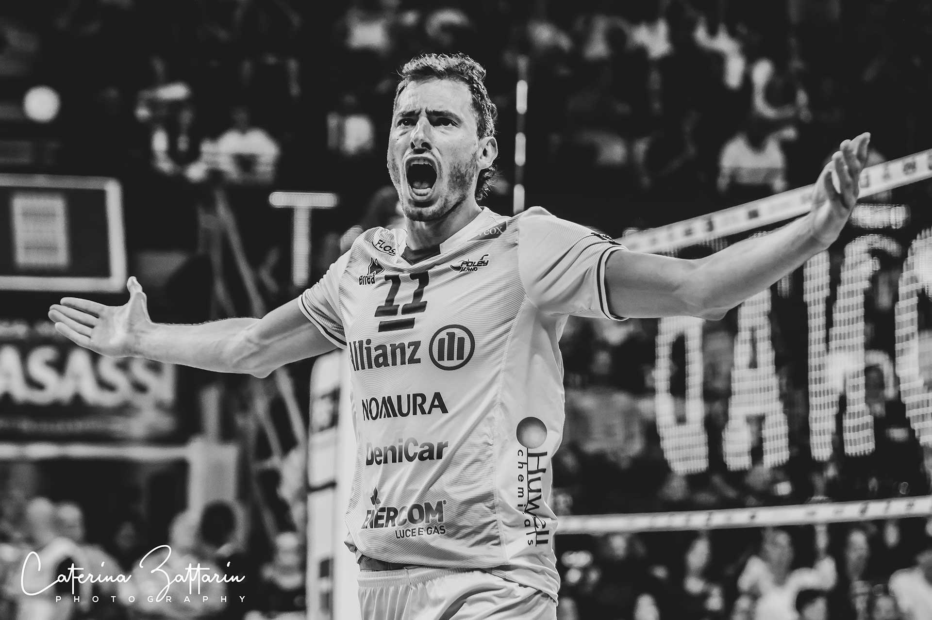 Matteo Piano - Power Volley Milano - volleyball - Caterina Zattarin Portfolio